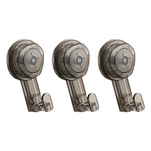 3 stuks hoge sterkte zuignap haak muurhangers-Transparant grijs