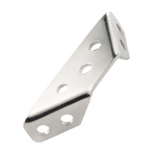 100Pcs Stainless Steel Furniture Corner Connector Shelf Brackets