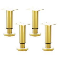 4-delige gouden verstelbare meubelpoten, zware-25 tot 42 cm