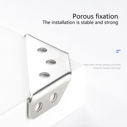 Connecteur d'angle de meuble en acier inoxydable, Support 2