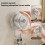 3Pcs High Strength Suction Cup Hook Reusable-Transparent gray 7