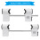 Multifunction Double Door Security Lock with personalizes 3 4