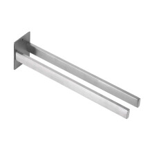 Versatile Stainless Steel Towel Rack For Kitchen, Wall Mounted Space-Saving Storage With Rust Proof And Moisture Resistance