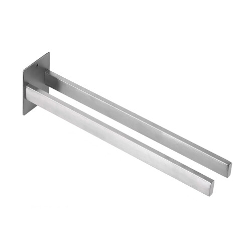Versatile Stainless Steel Towel Rack For Kitchen, Wall Mounted Space-Saving Storage With Rust Proof And Moisture Resistance