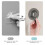 Stable Suction Cup Hook for Storage Not Drill Installation-grey 6