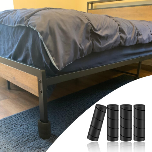 Ensemble de 4 couvre-pieds de lit en caoutchouc, poignées en 1