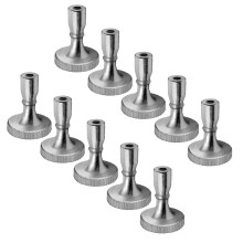 Bouton de rotation de lampe, 10 pièces, interrupteurs de-Argent