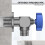 Kleine Design-Serviceventile, Heizungsabsperrventile für-Blau 4