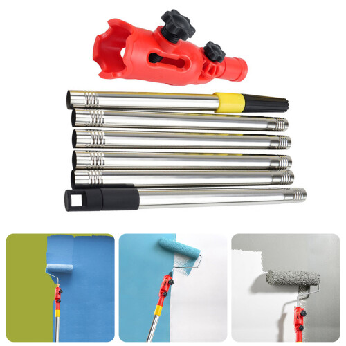 Outil d'extension de pinceau multi-angles,-Avec poteau de 170cm 2