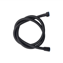 Shower hose, replacement, 1.4 m, black stainless steel, hand shower, G1/2 150cm black