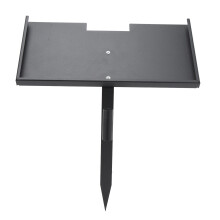 Memorial Stone Stand Holder Rust Resistant with Drain Hole 12x6in