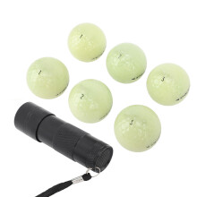 6 Stück Leucht-Golfbälle Fluoreszierende Nacht-Sport Leuchtgummi