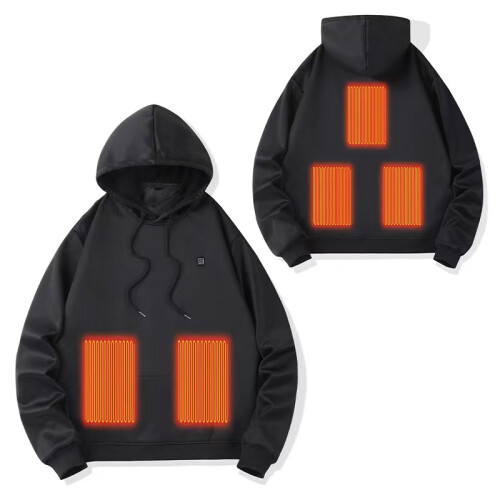 5-Zonen-Heizweste Black L 2