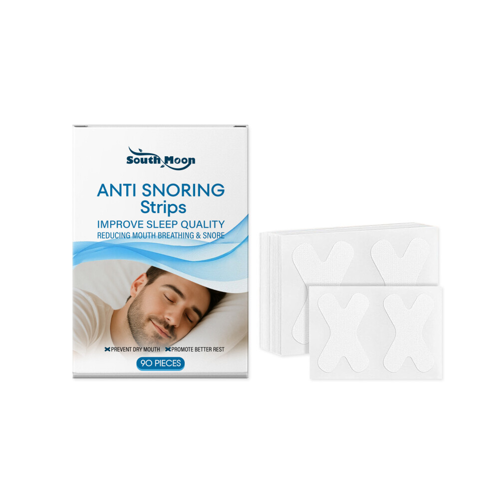 (90 PIECES) SOUTH MOON sleep care patch reduces snoring at night, gentle care, calming night rest care patch