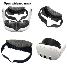 Enhanceds Airflows Gesichtsmaske für 3 Headsets Hypoallergene PU-Material Schnellablösungsstruktur Gaming-Komfort-Zubehör