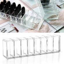 Acryl-Make-up-Organizer 8 Fächer Kosmetikaufbewahrung Schmuckdisplay Klarer Schublade-Organizer Case für den Desktop