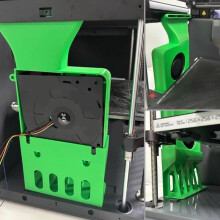 Leistungsstarker 24V-4Pin DualKugellager-DC24V-Gebläselüfter für Bambu Lab P1P 3D-Drucker
