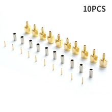 10Pcs High-Quality-SMA-Männchen-Stecker für RG174 RG316 RG178 RG179 LMR100 Kabel RF-Stecker