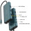 K32C USB C Hub, 9 σε 1 Προσαρμογέας πολλαπλών θυρών τύπου C με θύρα 4