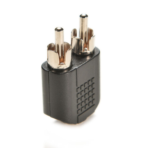 Conector conector audio jack audio Stereo Jack-2 RCA Jack, convertor adaptor pentru difuzor 3,5mm 2