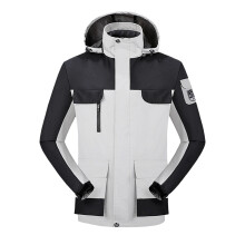 Men's Bicycle Jacket Windproof Softshell Waterproof 3XL White