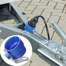 1-teiliger Parkdeckel Anhängerstecker für 7- und 13-polige Anhängerstecker Steckerbefestigung für Wohnmobilzubehör