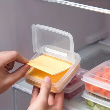 2 Stück praktisches Servierbrett für Butter und Käse, transparenter Lebensmittelbehälter mit Eigelb-Dessertverpackung
