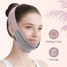 Elastischer Gesichtsschlank-Verband V-Linie Gesichtsformer Frauen Kinnwangen-Lift Gürtel Gesichts-Anti-Falten-Gurt Gesichtspflege Schlanke Werkzeuge