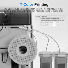 Für X1 P1 X1C P1S P1P 4-in-1 PTFE-Adapter 3D-Druckerzubehör Rohranschlüsse für Labor 3D-Drucker Zubehör
