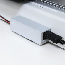Leichte, einfache Installation, USB-Hub, Expand, 2-Port-Erweiterungsadapter, einfache Installation, Kabelmanagementzubehör,