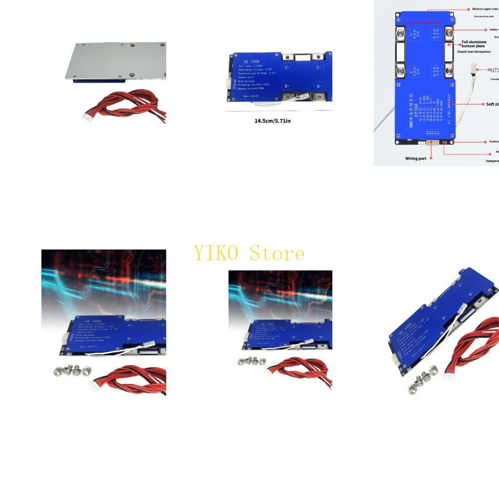 K32c 4S 100A Lifepo4 Battery Controller Protections Board With Multilayer Safety Protections And Fast Heat Dissipation 6935161439533