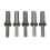 Stone wedge for stone cracking 16 mm 5-pack Grey 1