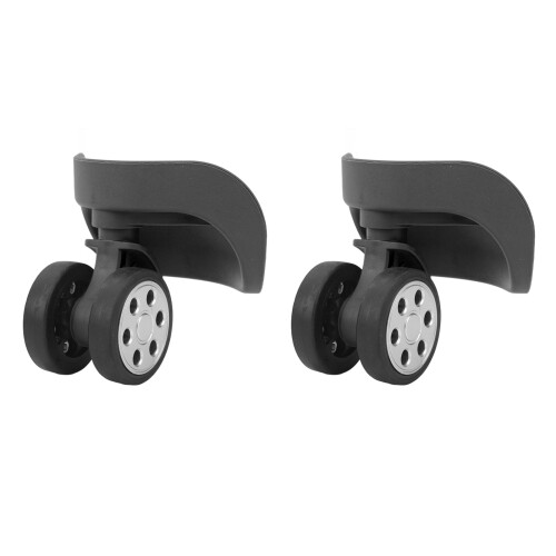 Replace Your Luggage Wheels with Premium ABS Rubber - Black