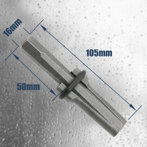 Stone wedge for stone cracking 16 mm 5-pack Grey 2