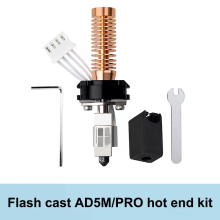 Verbessertes Hotend-Kit für den Flashforge Adventurer 5M/5M Pro Hotend AD5M Keramikheizblock und schnell abnehmbare Hartstahldüse