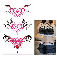 Tattoo Sex Wasserdicht temporäres Tattoo Flügeltattoo am Bein Arm, Rücken Tattoos Sex Flash Tattoo Stick Fake Tattoos für Männer Frauen