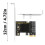 K32C Desktop PCIe to 2 Port SATA3.0 Adapter Card 6Gbps Low Profile Bracket Desktop 6