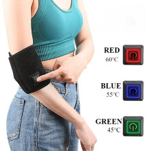 Elektrisch beheizter Kniemassager, Verstellbare, 3-Gang-Temperatur, Ellbogenschutz, heißer Schulterschutzgürtel