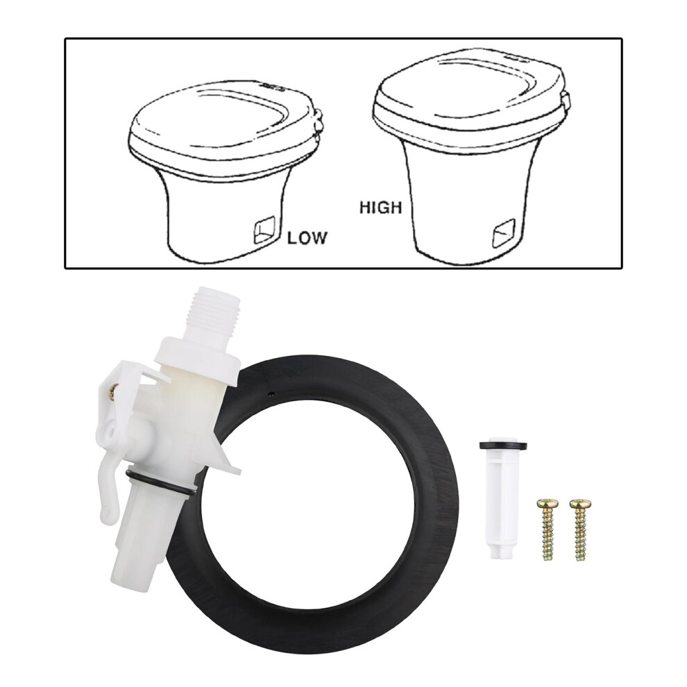 13168 Toilet Water Valve Kit Spare Parts Easy Installation Rv Accessories Replacement For Thetford Aqua Magic Iv Toilets 6935161466980