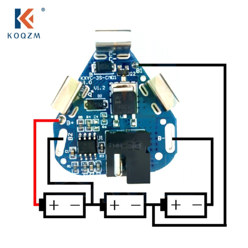 Πλακέτα μπαταρίας λιθίου 3S 10.8V 12.6V 40A BMS 18650 BMS για κατσαβίδι