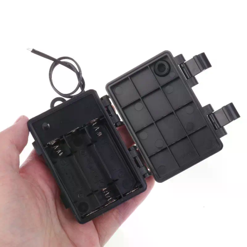 1Pcs 3 Sections AA Battery Holder 4.5V No.5 Waterproof And Dustproof Battery Cartridge With Switch Function
