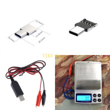 K32C Typ C USB zu 1,5V 3V 4,5V 6V Stromkabel AA-Batterie für LED-Licht
