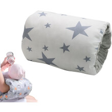 Cozy Cradle Pillow Set, Arm Support Pillow for Feeding, Head Support Pillow in Green Color, Soft Material