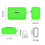 K32C Protective Cover,Fully Protected Cover Wireless Microphone Charging Box for Case 6