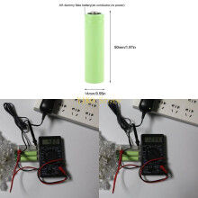 K32C Universal AA Batterie EU-Stromversorgungskabel Ersetzen Sie die 2AA-zu-8AA-Batterie durch einen radioelektrischen Spielzeuguhr-LED-Streifen