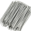 100 stk U-formede forankringspinde til haven Silver 10 cm 1