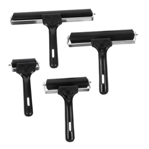 Rubber Roller Brayer Roll Ink Applicator 25X15CM