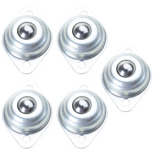 Roulettes Ă billes en acier et Nylon, 5 pièces, rouleaux Ă