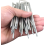 100 stk U-formede forankringspinde til haven Silver 10 cm 6