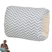 Cozy Cradle Nursing Pillow for Breastfeeding and Bottle Feeding, Pure Cotton and Velvet Arm Support Pillow, Baby Head Support
